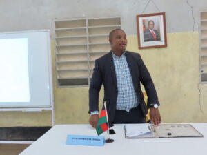 Council Chair addressing the audience during a full council meeting